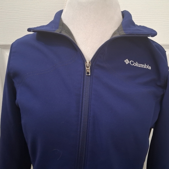 Columbia Women's Blue Omni Shield Soft Shell Jacket Size M - Picture 2 of 14